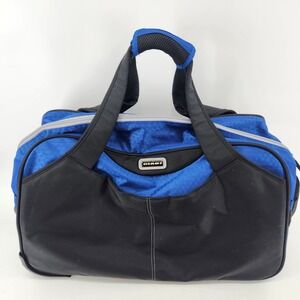 CIAO Rolling Duffel Bag 22 Inch Blue Black Wheeled Carry On Travel Luggage